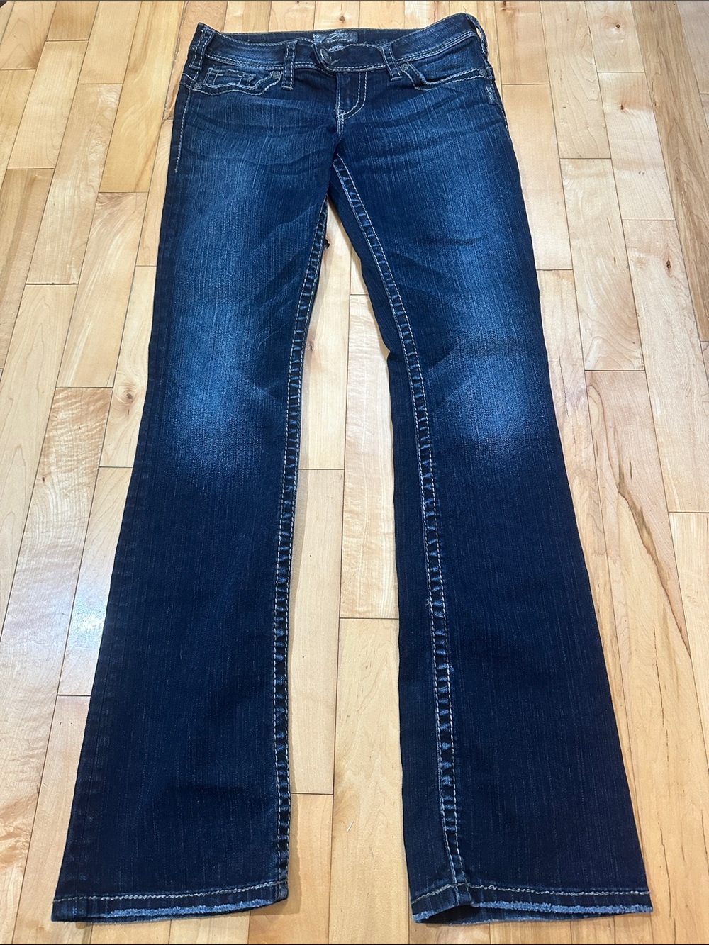 NWOT Silver Jeans Dark Blue Flare Denim